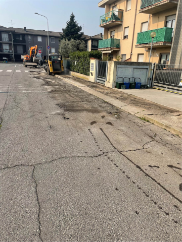 Interventi di rifacimento marciapiedi - frazione Sabbio
